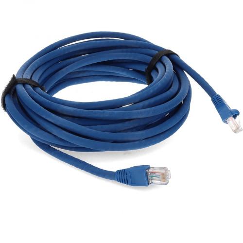 AddOn 20ft RJ 45 (Male) To RJ 45 (Male) Straight Blue Cat6A UTP PVC Copper Patch Cable Alternate-Image6/500