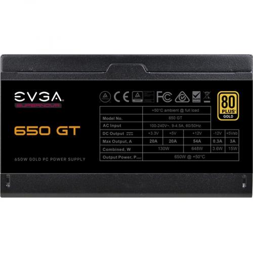 EVGA SuperNOVA 650 GT Power Supply Alternate-Image6/500