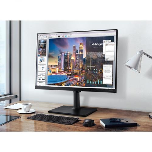 Samsung F22T454FQN 22" Full HD LCD Monitor   In Plane Switching (IPS) Technology   1920 X 1080   16.7 Million Colors   75 Hz Refresh Rate   USB Hub Alternate-Image6/500