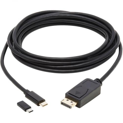 Eaton Tripp Lite Series USB C To DisplayPort Bi Directional Active Adapter Cable (M/M), 4K 60 Hz, HDR, Locking DP Connector, 10 Ft. (3.1 M) Alternate-Image6/500