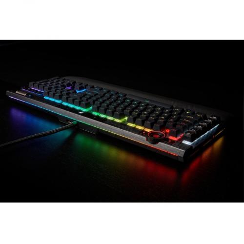 Corsair K100 RGB Mechanical Gaming Keyboard   CHERRY MX Speed   Black Alternate-Image6/500