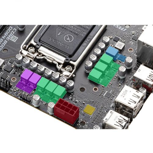 MSI MPG B560I GAMING EDGE WIFI Desktop Motherboard   Intel B560 Chipset   Socket LGA 1200   Intel Optane Memory Ready   Mini ITX Alternate-Image6/500