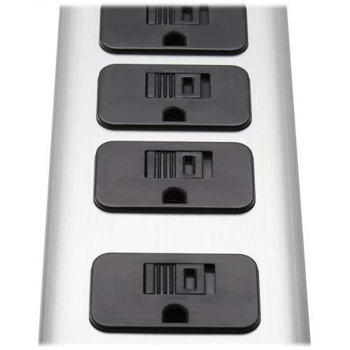 Tripp Lite By Eaton 5 Outlet Surge Protector With 1 USB A And 1 USB C (3.9A Shared)   6 Ft. Cord, 2100 Joules, Metal Housing Alternate-Image6/500