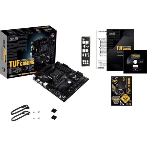 TUF GAMING B550 Pro Gaming Desktop Motherboard   AMD B550 Chipset   Socket AM4   ATX Alternate-Image6/500