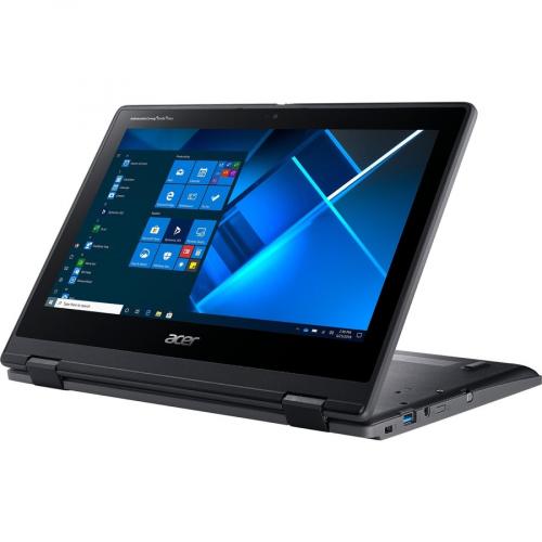 Acer TravelMate Spin B3 B311R 31 TMB311R 31 C8GZ 11.6" Touchscreen Convertible 2 In 1 Notebook   HD   1366 X 768   Intel Celeron N4020 Dual Core (2 Core) 1.10 GHz   4 GB Total RAM   64 GB Flash Memory Alternate-Image6/500