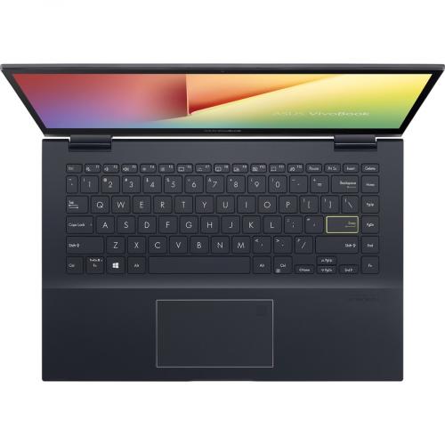 Asus VivoBook Flip 14 14" Touchscreen Convertible Notebook 1920 X 1080 FHD AMD Ryzen 7 5700U 8GB RAM 512GB SSD Bespoke Black Alternate-Image6/500