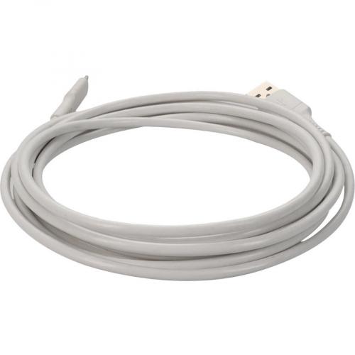AddOn 3.0m (9.8ft) USB 2.0 (A) Male To Lightning Male Sync And Charge White Cable Alternate-Image6/500