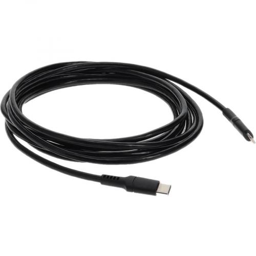 AddOn 1.0m (3.3ft) USB 3.1 Type (C) Male To Lightning Male Sync And Charge Black Cable Alternate-Image6/500