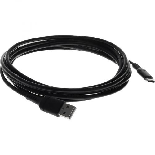 AddOn 2.0m (6.6ft) USB C Male To USB 2.0 (A) Male Sync And Charge Black Cable Alternate-Image6/500