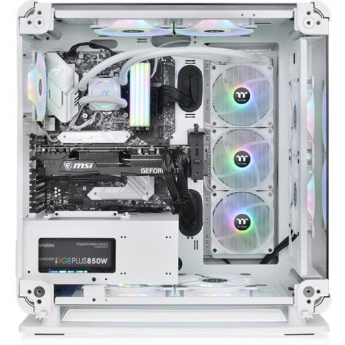 Thermaltake Core P6 Tempered Glass Snow Mid Tower Chassis Alternate-Image6/500