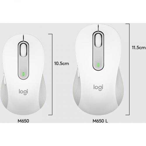 Logitech Signature M650 For Business (Off White)   Brown Box Alternate-Image6/500