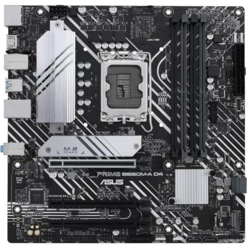 Asus Prime B660M A D4 Desktop Motherboard   Intel B660 Chipset   Socket LGA 1700   Intel Optane Memory Ready   Micro ATX Alternate-Image6/500