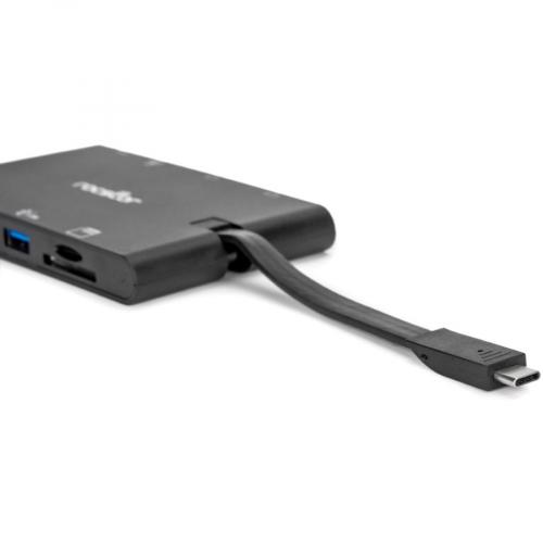 Rocstor Portable USB C Multiport Adapter, 2x USB C, USB A, HDMI, VGA, RJ45, SD Card Alternate-Image6/500