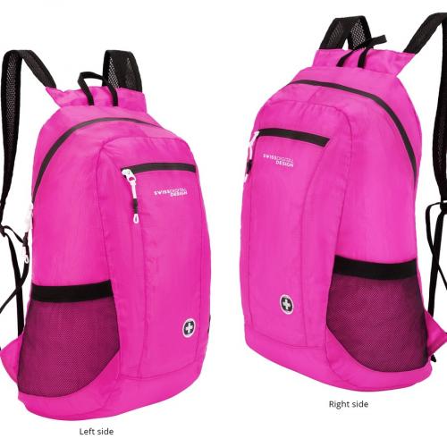 Swissdigital Design Seagull SD1595 46 Rugged Carrying Case (Backpack) For 16" Apple Notebook, Accessories, Tablet, Cell Phone, MacBook Pro   Fuchsia Alternate-Image6/500