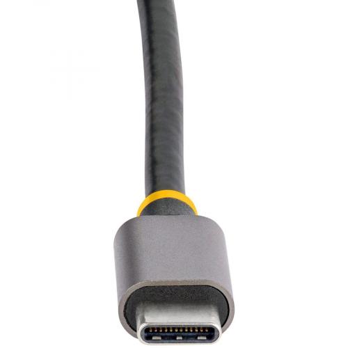 StarTech.com USB C Multiport Adapter - USB-C to HDMI or Mini DisplayPort 4K  60Hz - 100W Power Delivery Pass-Through - 4-Port 10Gbps USB Hub - USB Type-C  Mini Dock - 12/30cm Long