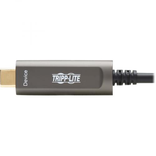 Tripp Lite USB A To USB C AOC Cable (M/M)   USB 3.2 Gen 2 Plenum Rated Fiber Active Optical   Data Only, Black, 30 M Alternate-Image6/500