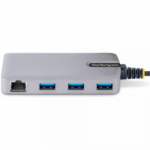 StarTech.com 3 Port USB C Hub With Ethernet, 3x USB A Ports, GbE, 5Gbps, Bus Powered, 1ft/30cm Cable, Portable USB Type C Expansion Hub Alternate-Image6/500