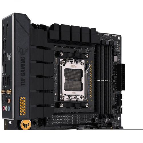 TUF GAMING B650M PLUS WIFI Gaming Desktop Motherboard   AMD B650 Chipset   Socket AM5   Micro ATX Alternate-Image6/500