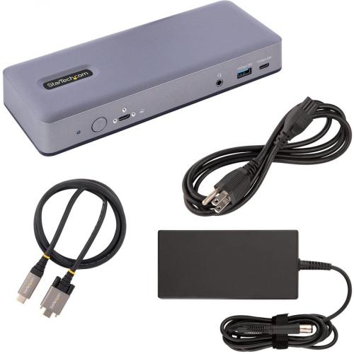 StarTech.com USB C Docking Station, HDMI/DP/DP Alt Mode USB C Dock, Triple/Dual 4K, 7x USB Hub, 60W PD, GbE, WWCB Certified Alternate-Image6/500