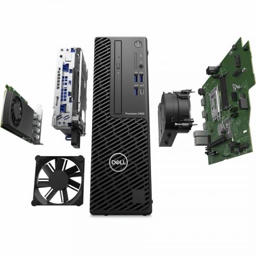 Dell Precision 3000 3460 Workstation   Intel Core I7 Hexadeca Core (16 Core) I7 13700 13th Gen 2.10 GHz   16 GB DDR5 SDRAM RAM   512 GB SSD   Small Form Factor Alternate-Image6/500