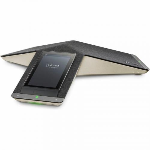 Poly Trio C60 IP Conference Station   Corded/Cordless   Bluetooth, Wi Fi   Tabletop   Black   TAA Compliant Alternate-Image6/500