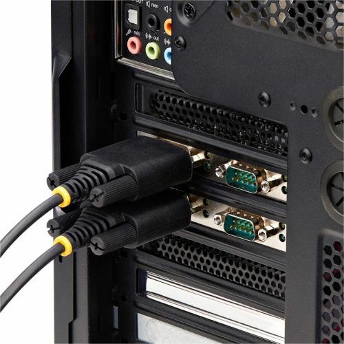 StarTech.com 4 Port Serial PCIe Card, Quad Port RS232/RS422/RS485 Card, 16C1050 UART, ESD Protection, Windows/Linux, TAA Compliant Alternate-Image6/500