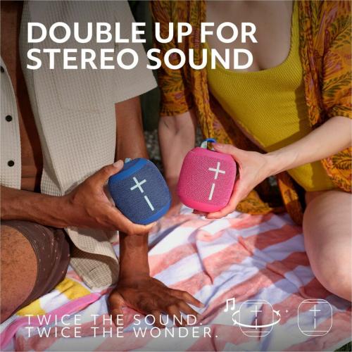 Ultimate Ears WONDERBOOM 4 Portable Waterproof Bluetooth Speaker With Big Bass And 360 Degree Sound, Dustproof Floating Speaker With 131ft (40m) Range, Blue Alternate Image6/500