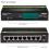 TRENDnet 8 Port GREENnet Gigabit PoE+ Switch, Supports PoE And PoE+ Devices, 61W PoE Budget, 16Gbps Switching Capacity, Data & Power Via Ethernet To PoE Access Points & IP Cameras, Black, TPE TG82G Alternate-Image7/500