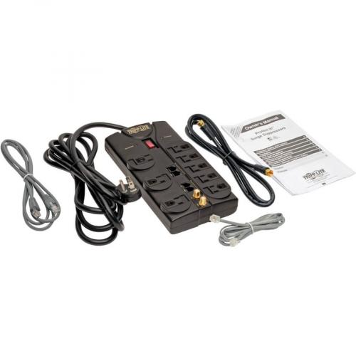 Tripp Lite By Eaton Protect It! 8 Outlet Surge Protector, 10 Ft. Cord, 3240 Joules, Modem/Coax/Ethernet Protection, RJ45 Alternate-Image7/500