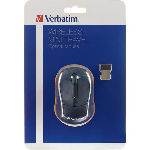 Verbatim Wireless Mini Travel Optical Mouse   Graphite Alternate-Image7/500
