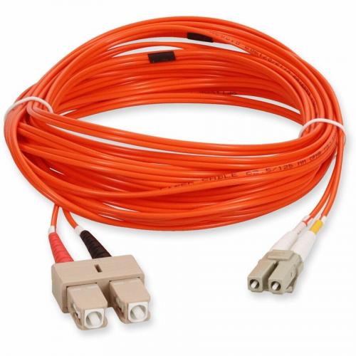 AddOn 3m LC (Male) To SC (Male) Orange OM1 Duplex Fiber OFNR (Riser Rated) Patch Cable Alternate-Image7/500