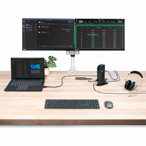 StarTech.com USB 3.0 Docking Station   Compatible With Windows / MacOS   Supports Dual Displays   HDMI And DVI   DVI To VGA Adapter Included   USB3SDOCKHD Alternate-Image7/500