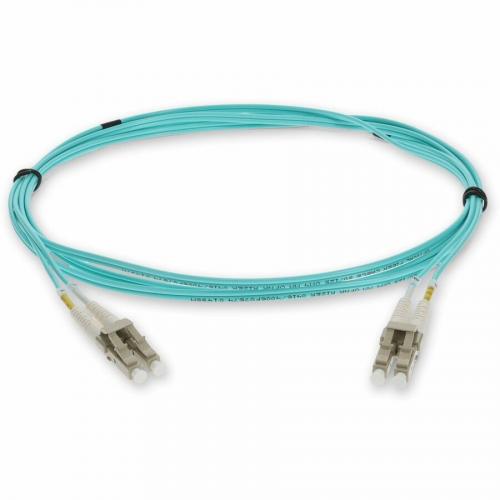 AddOn 2m LC (Male) To LC (Male) Aqua OM3 Duplex Fiber OFNR (Riser Rated) Patch Cable Alternate Image7/500