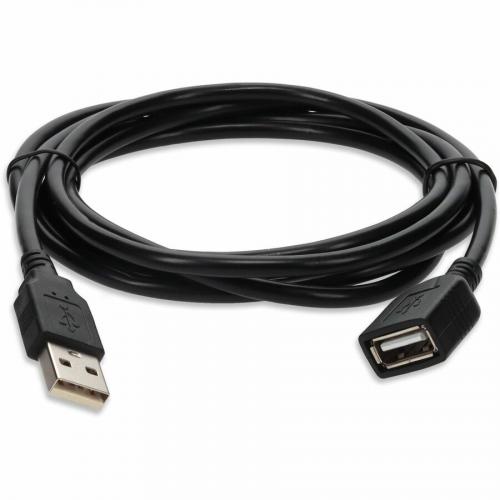 AddOn 6ft USB 2.0 (A) Male To Female Black Cable Alternate-Image7/500