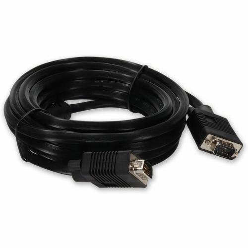 15ft VGA Male To VGA Male Black Cable For Resolution Up To 1920x1200 (WUXGA) Alternate-Image7/500