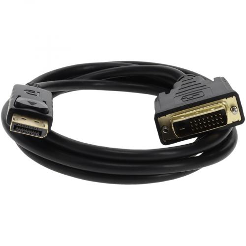 10ft DisplayPort 1.2 Male To DVI D Dual Link (24+1 Pin) Male Black Cable Which Requires DP++ For Resolution Up To 2560x1600 (WQXGA) Alternate-Image7/500