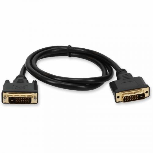 6ft DVI D Dual Link (24+1 Pin) Male To DVI D Dual Link (24+1 Pin) Male Black Cable For Resolution Up To 2560x1600 (WQXGA) Alternate-Image7/500