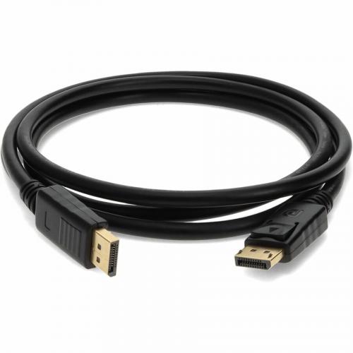 5PK 6ft DisplayPort 1.2 Male To DisplayPort 1.2 Male Black Cables For Resolution Up To 3840x2160 (4K UHD) Alternate Image7/500