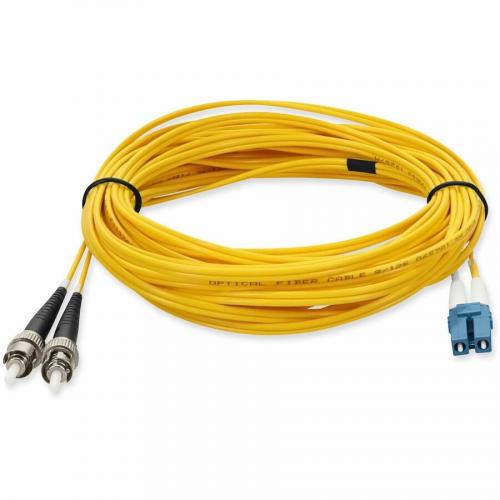 AddOn 10m LC (Male) To ST (Male) Yellow OS2 Duplex Fiber OFNR (Riser Rated) Patch Cable Alternate-Image7/500