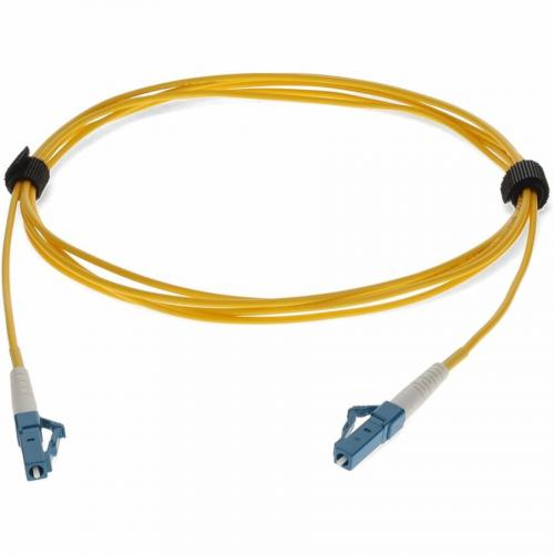 AddOn 3m LC (Male) To LC (Male) Yellow OS2 Simplex Fiber OFNR (Riser Rated) Patch Cable Alternate Image7/500