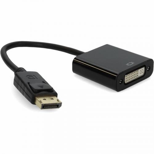 DisplayPort 1.2 Male To DVI D Dual Link (24+1 Pin) Female Black Adapter Which Requires DP++ For Resolution Up To 2560x1600 (WQXGA) Alternate-Image7/500