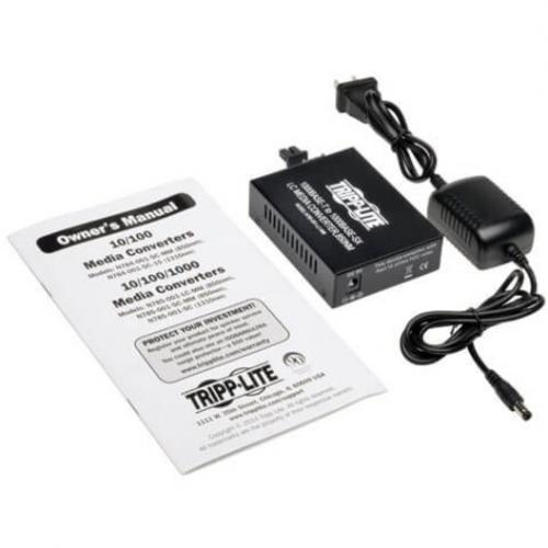 Tripp Lite By Eaton 10/100/1000 LC Multimode Fiber To Ethernet Media Converter, 550M, 850nm Alternate-Image7/500