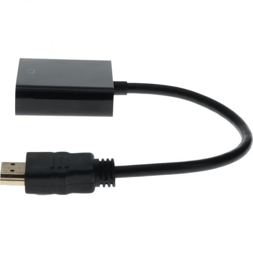 Lenovo 0B47069 Compatible HDMI 1.3 Male To VGA Female Black Active Adapter For Resolution Up To 1920x1200 (WUXGA) Alternate-Image7/500