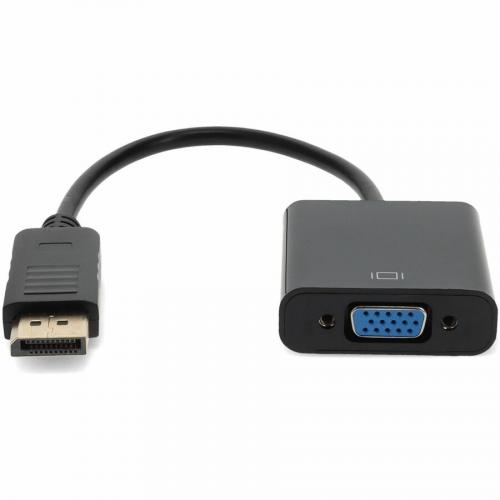 HP AS615AA Compatible DisplayPort 1.2 Male To VGA Female Black Adapter For Resolution Up To 1920x1200 (WUXGA) Alternate Image7/500