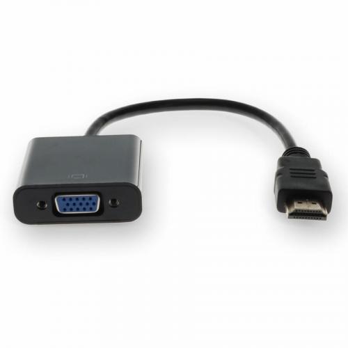 HP H4F02UT#ABA Compatible HDMI 1.3 Male To VGA Female Black Active Adapter For Resolution Up To 1920x1200 (WUXGA) Alternate Image7/500