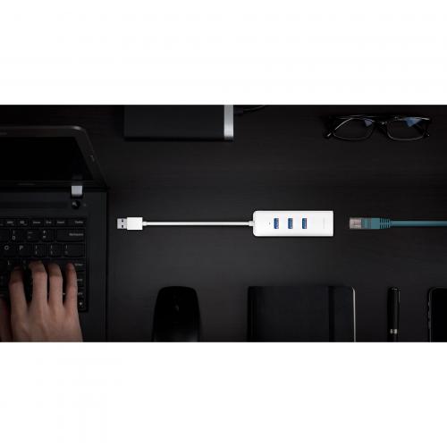 TP Link (UE330)   USB 3.0 To Ethernet Adapter, Portable 3 Port USB Hub With 1 Gigabit Alternate-Image7/500