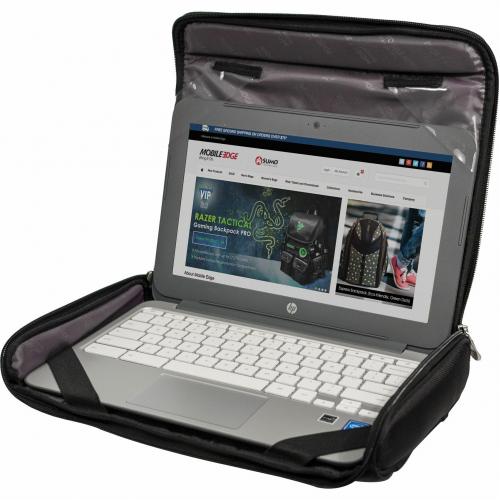 Mobile Edge Express Carrying Case (Briefcase) For 14.1" Notebook, Chromebook   Black Alternate-Image7/500
