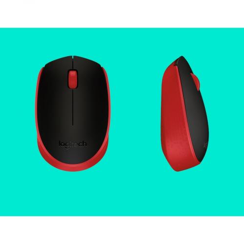 Logitech M170 Wireless Compact Mouse (Red) Alternate-Image7/500