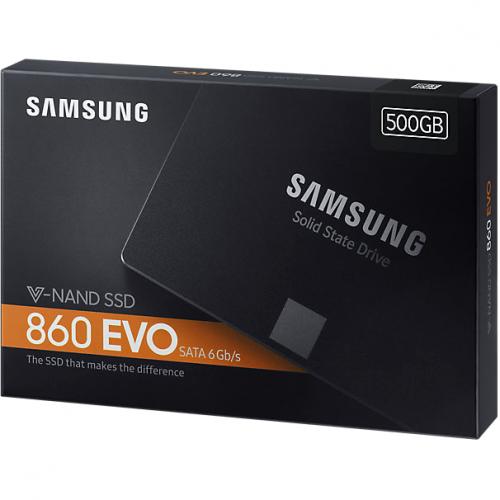 Samsung 860 EVO MZ 76E500E 500 GB Solid State Drive   2.5" Internal   SATA (SATA/600) Alternate-Image7/500