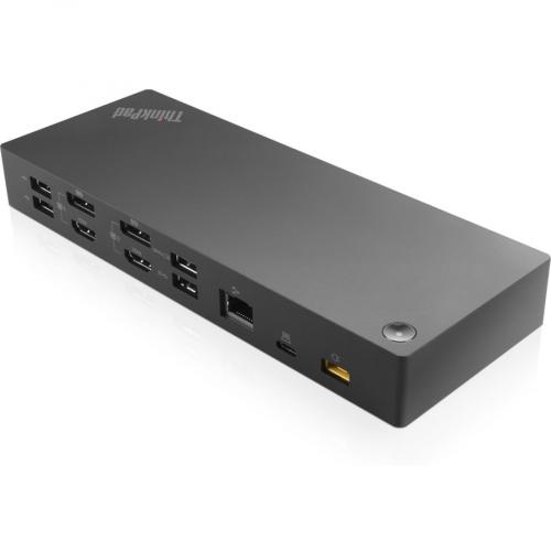 Lenovo ThinkPad Hybrid USB C With USB A Dock   For Lenovo ThinkPad Notebook   135 W Power   6 X USB Ports   Network (RJ 45)   2 X HDMI & 2 DisplayPort 1.2 Alternate-Image7/500